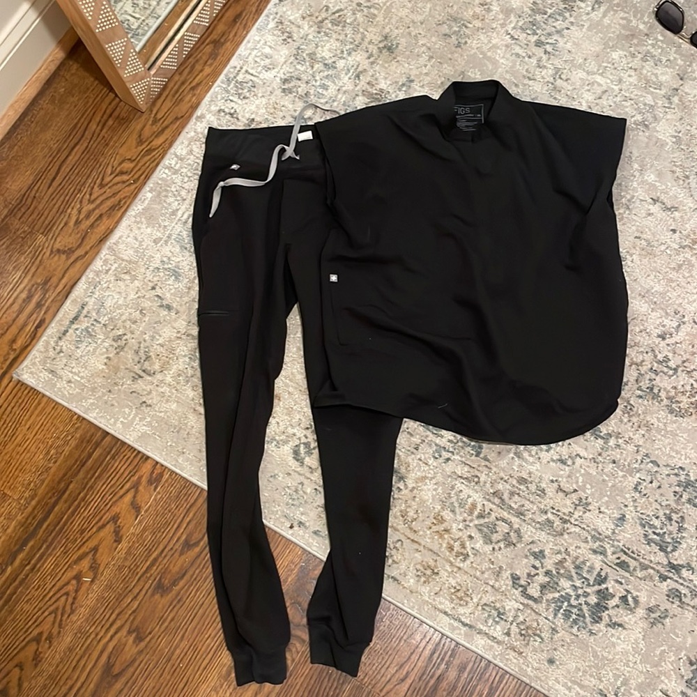 FIGS SCRUBS EXTRA SMALL BLACK